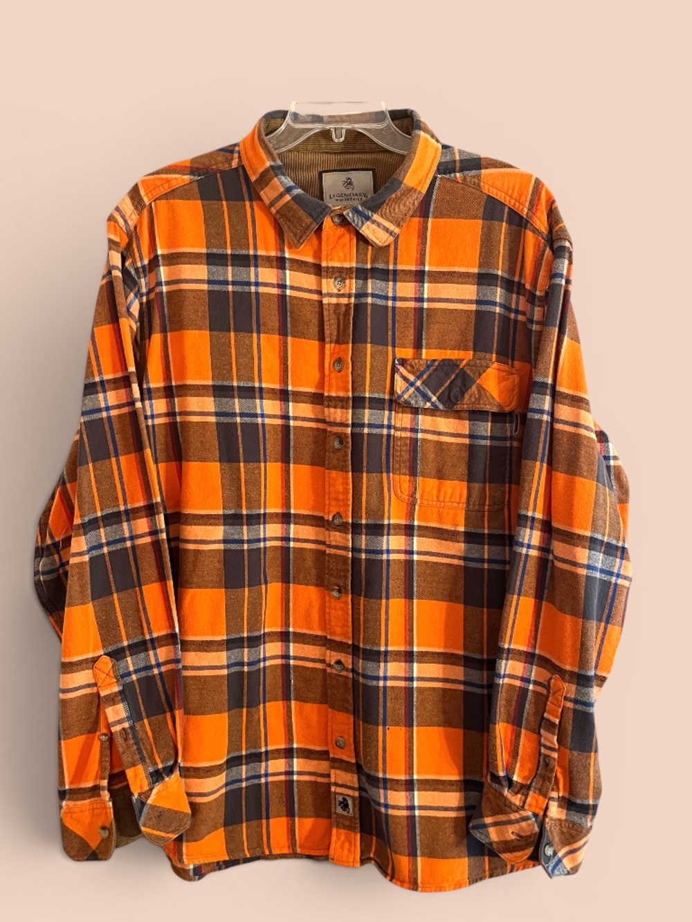 Legendary Whitetails MENS 100% Cotton Flannel Shirt Size 2XT